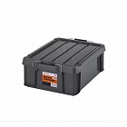 ５２５ｘ３８０ｘ１８２ｍｍ　ケース（バックル付／チャコールグレー／５個）