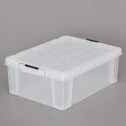 ６２４ｘ４５０ｘ２２７ｍｍ　収納ケース（バックル付／クリア）