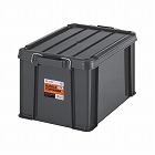 ５８０ｘ３８５ｘ３１９ｍｍ　収納ケース（バックル付／チャコールグレー）