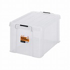 ５８０ｘ３８５ｘ３２０ｍｍ　収納ケース（バックル付／クリア）