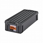 ７１０ｘ３００ｘ１６０ｍｍ　収納ケース（バックル付／チャコールグレー）