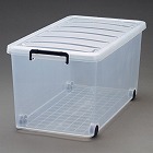 ３９０ｘ７４０ｘ３５０ｍｍ　収納ケース（バックル付／クリアー）