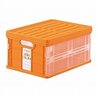 ２５８ｘ３５８ｘ１７７ｍｍ／１１．８Ｌ　折畳コンテナ（オレンジ）