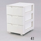 ４４０ｘ５５０ｘ　６７０ｍｍ　引出し式収納ケース（３段）