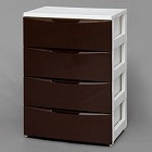 ５５０ｘ４１０ｘ　８０５ｍｍ　引出し式収納ケース（４段）