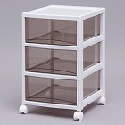 ３２０ｘ３９０ｘ　５２９ｍｍ　引出し式収納ケース（３段）