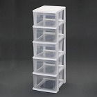 ３０９ｘ３８０ｘ　９６３ｍｍ　引出し式収納ケース（５段）