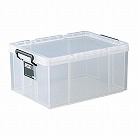 ３９０ｘ５３０ｘ２４３ｍｍ／３３Ｌ　バックル付収納ケース（６個）
