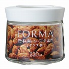 φ　９０ｘ　８５ｍｍ／　３３０ｍｌ　ガラス容器（パッキン付）