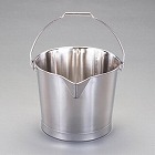 １０Ｌ　バケツ（口付／ステンレス製）