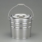 １３Ｌ　バケツ・ふた付（ステンレス製）