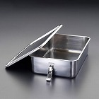 ３３１ｘ２３０ｘ８８ｍｍ　コンテナ（フック付／ステンレス製）