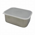 ２２０ｘ１７０ｘ　９０ｍｍ　ふた付ボックス（深型／ステンレス製）