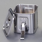１０５ｘ１０５ｘ１０５ｍｍ　ふた付深型ボックス（ステンレス製）