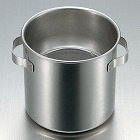 φ１９４ｘ１８０ｍｍ　ポット（網付／ステンレス製）