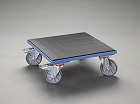 ５００ｘ５００ｍｍ／４００Ｋｇ　ドーリー（木製／ゴム張）