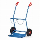 ５１０ｘ　２４０ｍｍ／１００ｋｇ　ハンドトラック（ボンベ用）