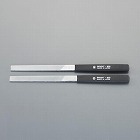 ２１５ｍｍ　やすり（２本組／クロムコーティング／平／粗‐油目