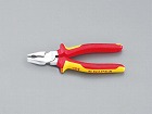 １８０ｍｍ　電工ペンチ（絶縁グリップ・偏芯型／メッキ）