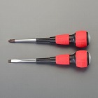 ２本組　［＋　‐］電工ドライバー（打撃可）
