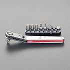 ［＋　‐　Ｈｅｘ］ドライバーセット（オフセット型　ラチェット）