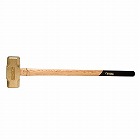 ９．０ｋｇ／７６ｍｍ　真鍮大ハンマー（木柄）