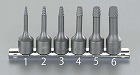 Ｍ　５ｘ６０ｍｍ（３／８”ＤＲ）　スクリューエキストラクター