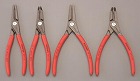 ４本組　スナップリングプライヤー（軸・穴用）