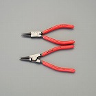 ２本組　スナップリングプライヤー（軸・穴用／ツールロール付）