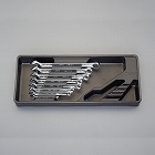 ８本組／１／４”‐３／４”　片目片口スパナ