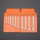 １０本組／５．５‐１４ｍｍ　片目片口スパナ