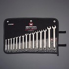 １５本組／　７‐２２ｍｍ　片目片口スパナ