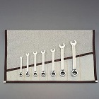 ８‐１９ｍｍ／７本組　コンビネーションレンチ（ラチェット式）