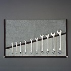 １０本組（３／１６”‐１１／１６”）　片目片口スパナセット