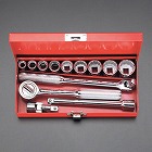 ３／８”ＤＲ／１３個組　ソケットレンチ（インチサイズ）