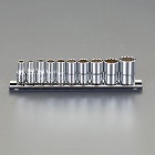 １／４”ＤＲ　３／１６”‐９／１６”［航空規格］ソケットセット（インチ）