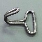 ２０ｍｍ　フック（スチール黒メッキ／５個）