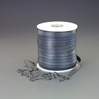 ２０ｘ２．０ｍｍｘ１００ｍ　平ゴムロープ（ドラム巻／金具付）