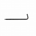 Ｄ１６ｘ４００ｍｍ　異形Ｌ型アンカーピン（２５本）