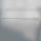 Ｍ４ｘ　５００ｍｍ　ねじ付ロングフック（ステンレス製）