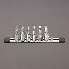 １／４”ＤＲ／６個組　［＋　‐］ビットソケットセット