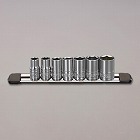 １／４”ＤＲ／１／４”‐１／２”　ソケットセット（インチ）