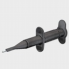 テストクリップ　（先端フック型／黒）