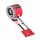 ６０ｍｍｘ　３ｍ　測量テープ（横目盛２０ｃｍ赤白）