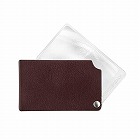 ｘ　２．５／４８ｘ７４ｍｍ　ポケットルーペ（角型／ボルドー）