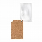 ｘ　２．５／４８ｘ７４ｍｍ　ポケットルーペ（角型／ブラウン）