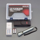 ［単３ｘ２本］フラッシュライト／ＬＥＤ（充電池セット）