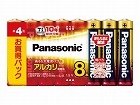 ［単４ｘ　８本］　乾電池（アルカリ）