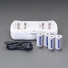 ［単１］充電器セット（ニッケル水素　単１ｘ４本付）