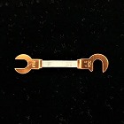 ３０Ａ／４５ｍｍ　銅つめ付ヒューズ（２本）